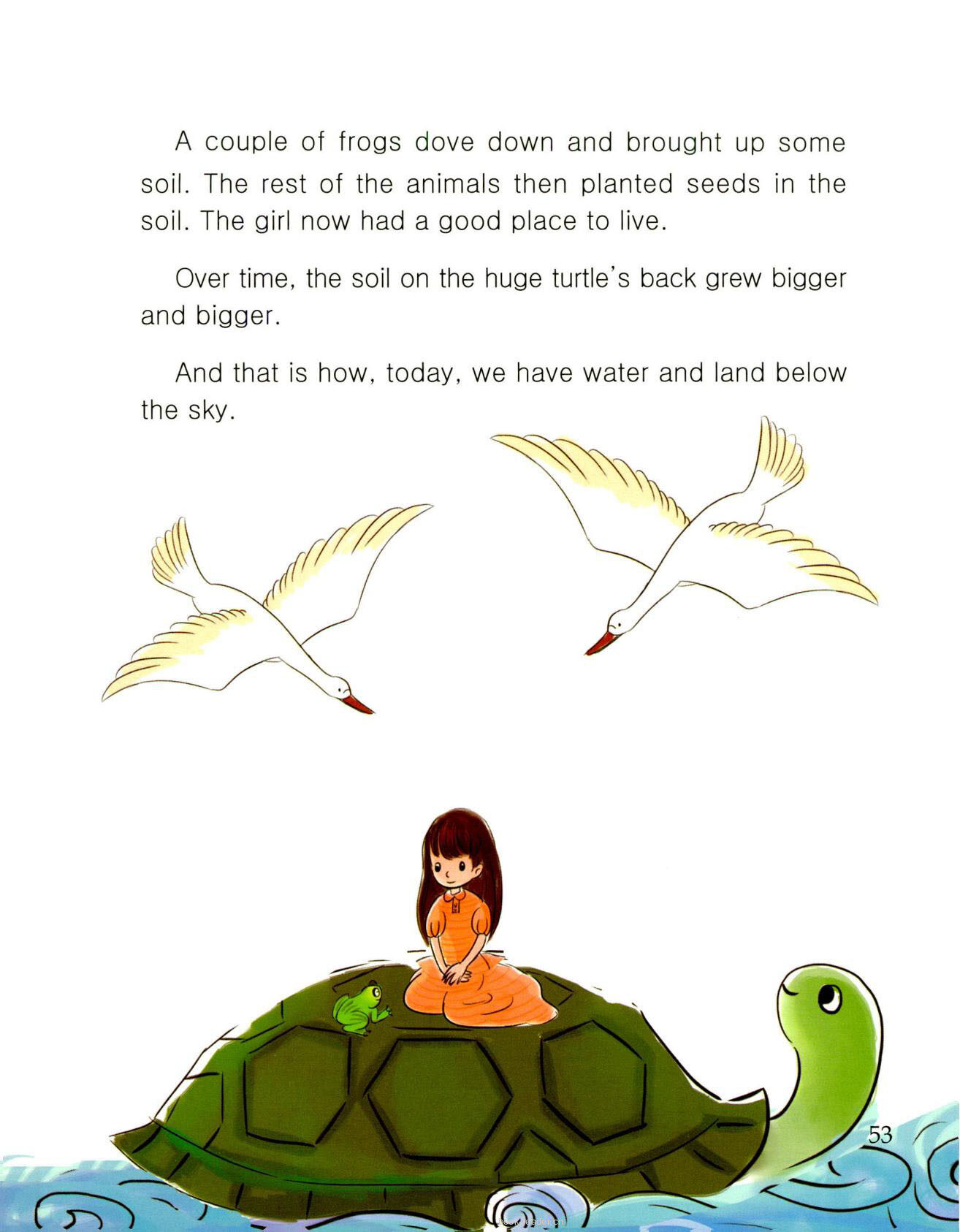 How Land Came to Be绘本故事第3页