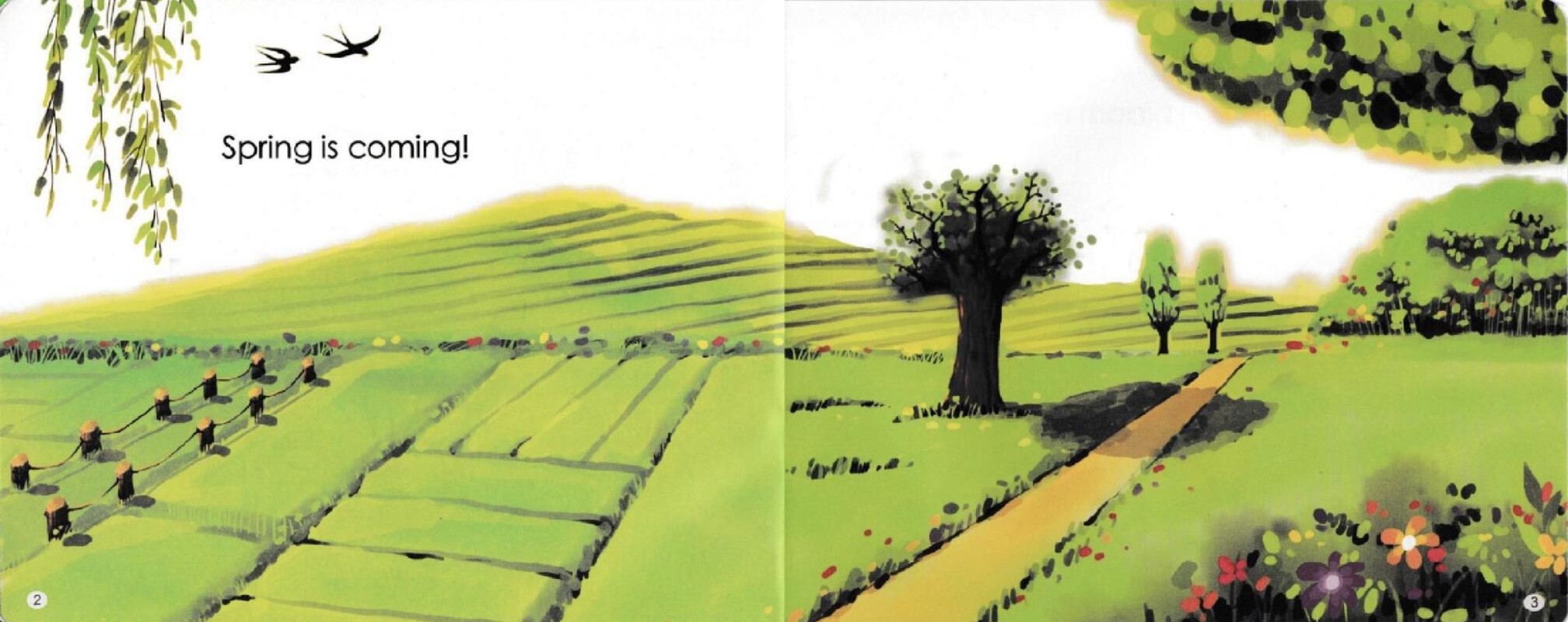 Four seasons绘本故事第3页