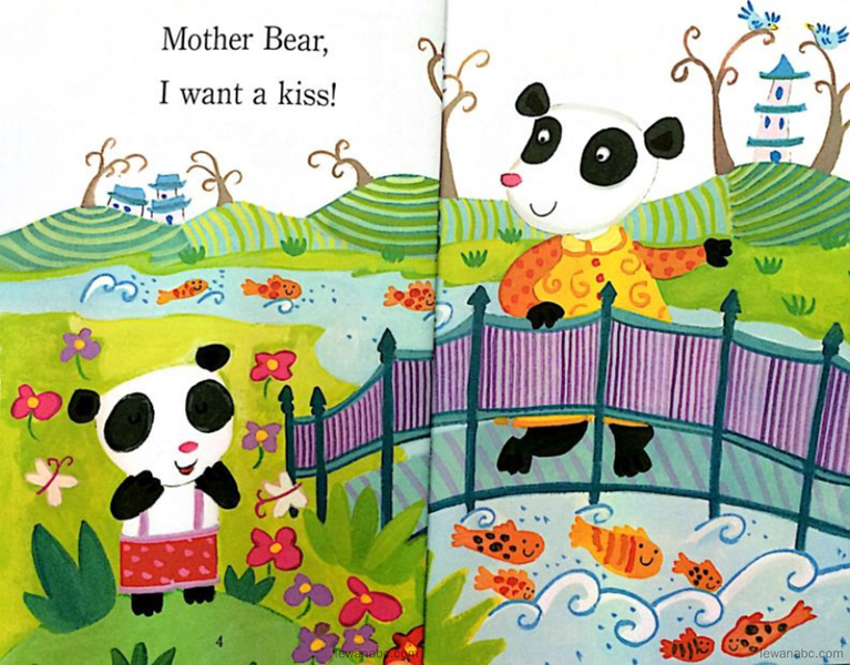 Panda Kisses绘本故事第3页