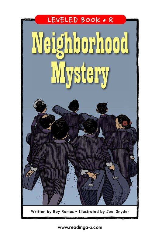 Neighborhood Mystery绘本故事第2页
