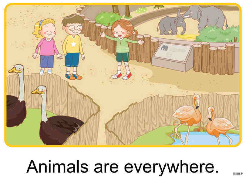 At the Zoo绘本故事第4页