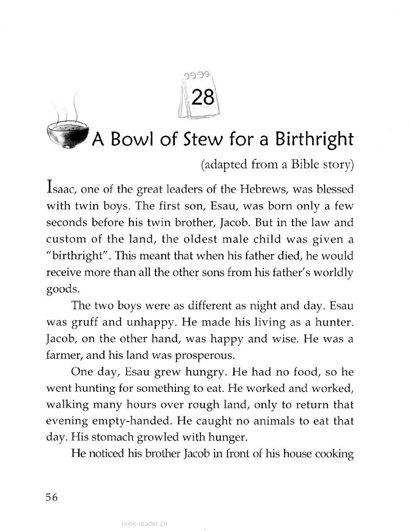 A Bowl of Stew for a Birthright绘本故事第2页
