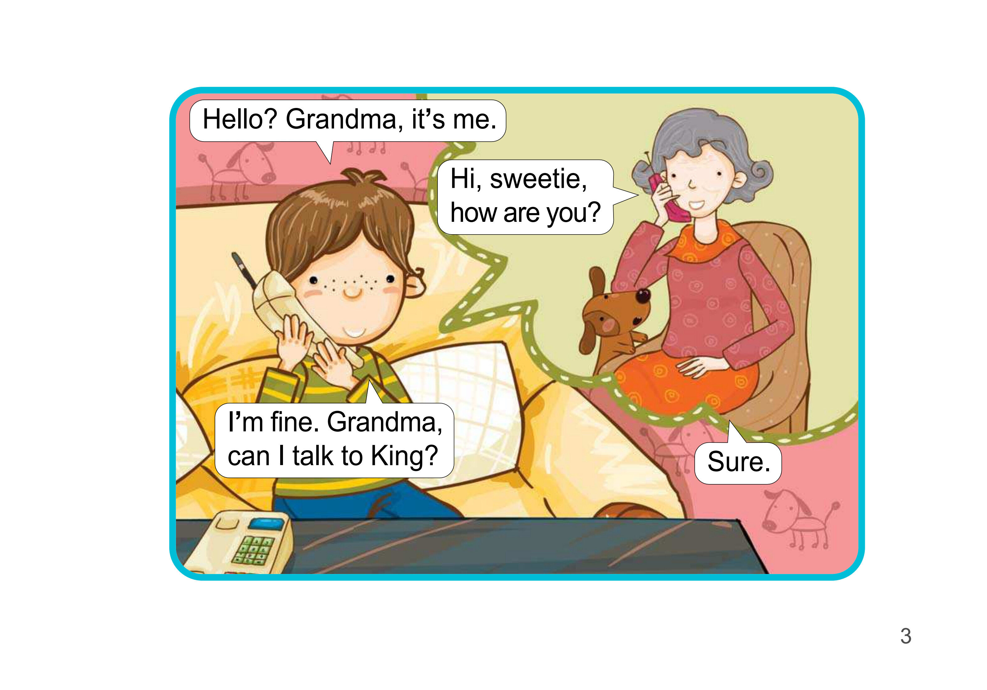 I Miss Him绘本故事第4页