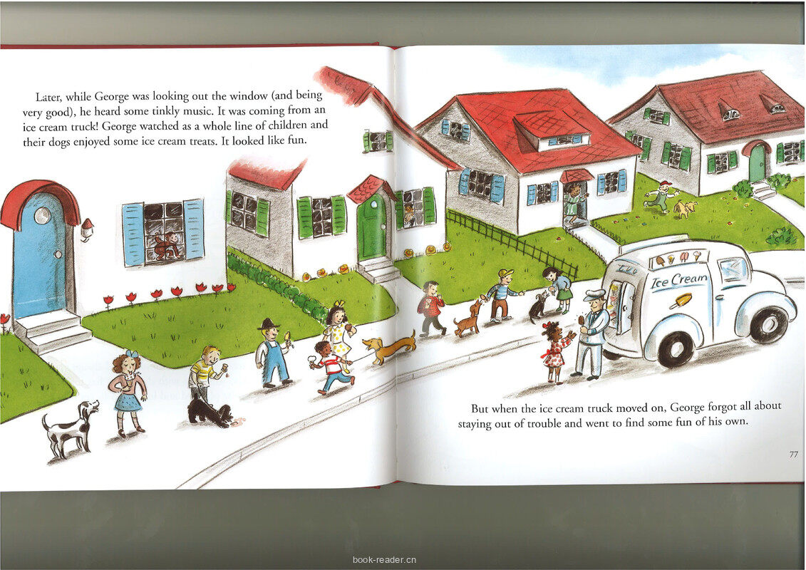 Curious George and the Birthday Surprise绘本故事第4页