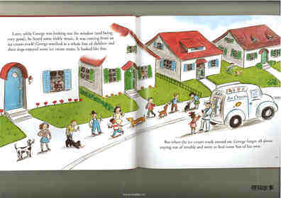 Curious George and the Birthday Surprise绘本故事第4页