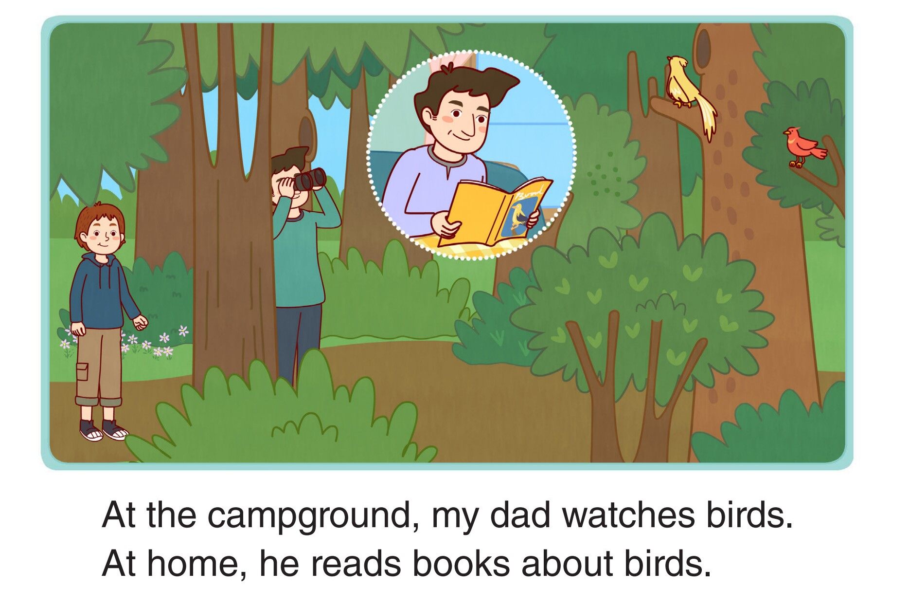 Camping绘本故事第4页