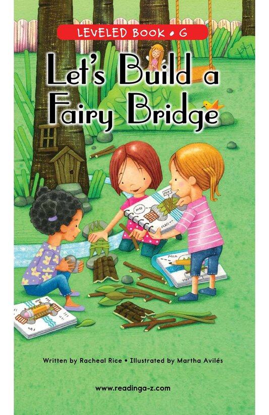 Let's Build a Fairy Bridge绘本故事第2页