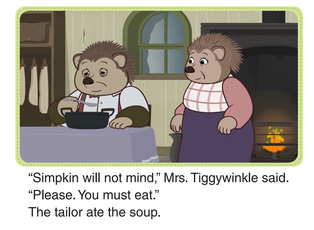 The Bunnies Help the Tailor 2_No Buttons绘本故事第4页