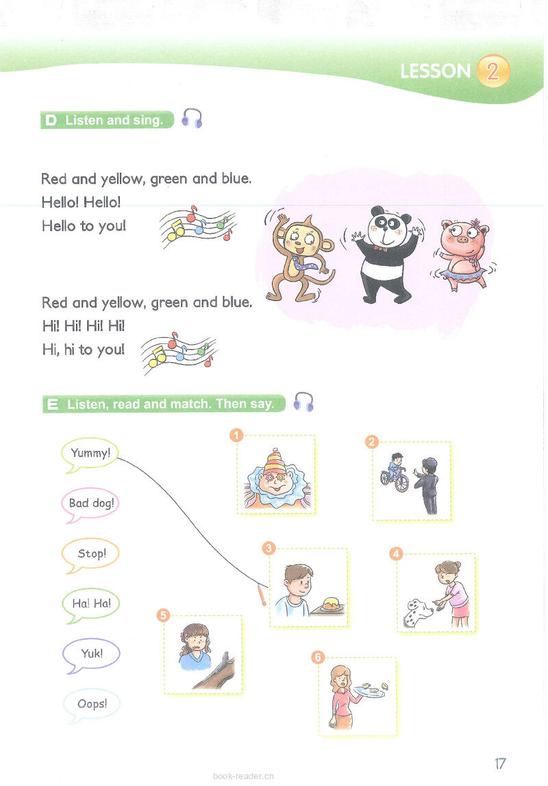 3 Look at your red nose!绘本故事第5页