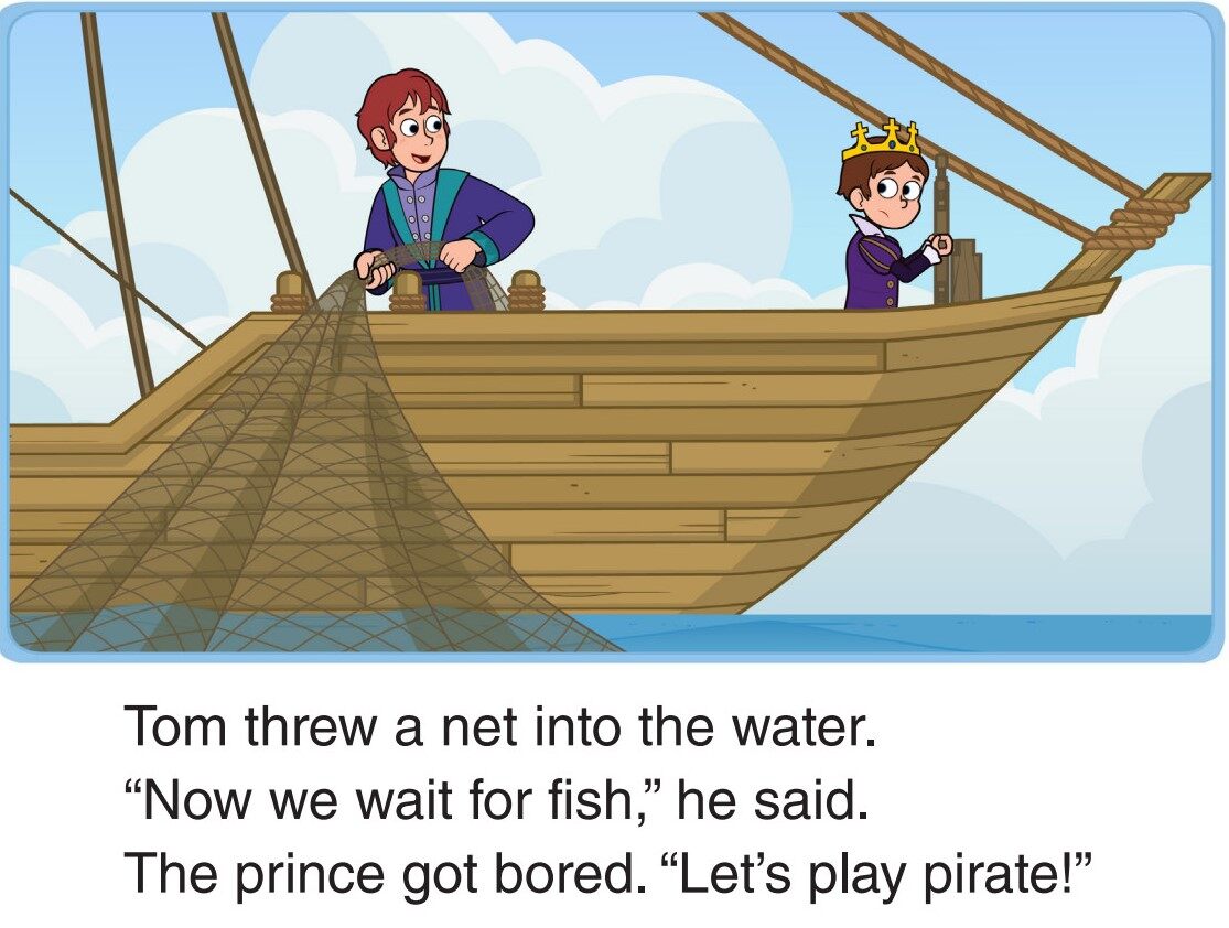 Out to Sea绘本故事第4页