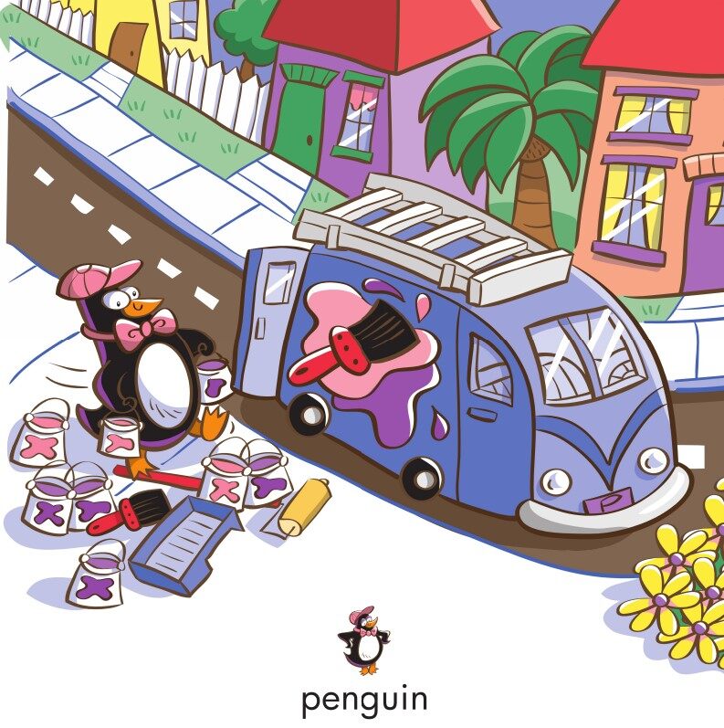 Meet Pat the Penguin绘本故事第3页