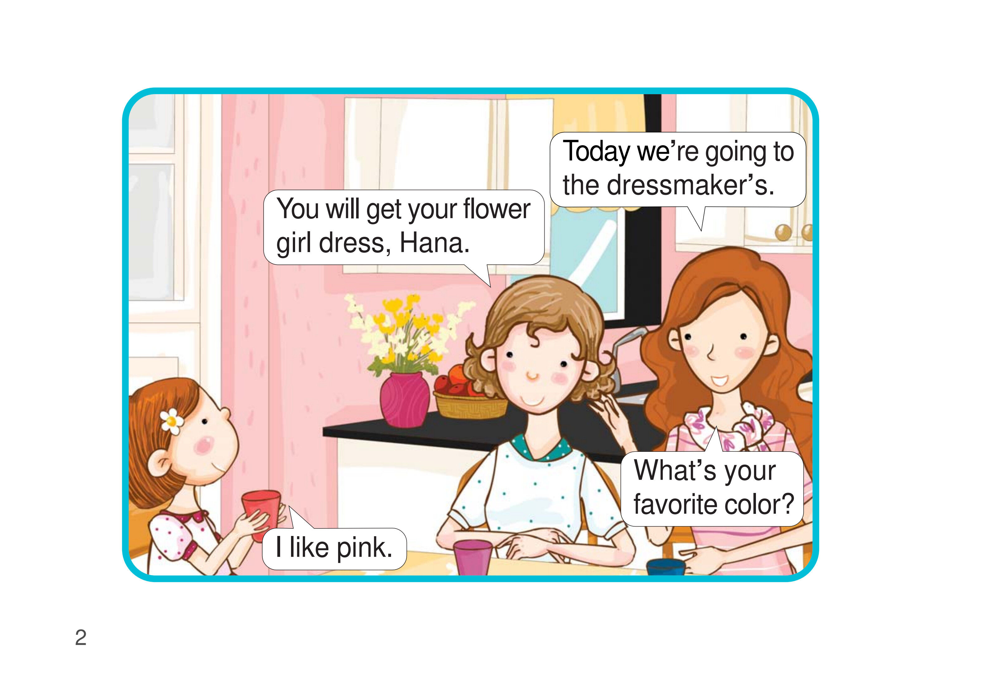 The Flower Girl绘本故事第3页