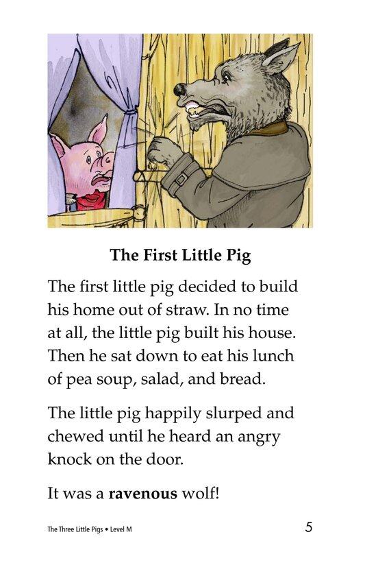 The Three Little Pigs绘本故事第4页