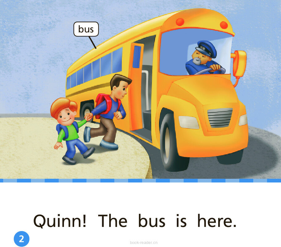 GK ELL U08W1 Run, Quinn!绘本故事第3页