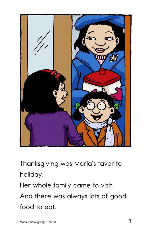 Maria's Thanksgiving绘本故事第3页