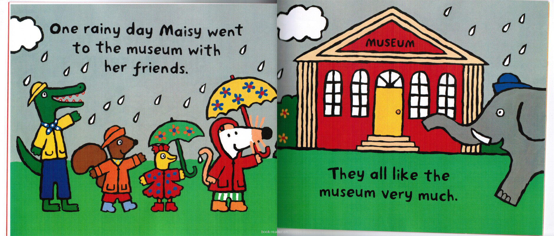 Maisy Goes to the Museum绘本故事第3页