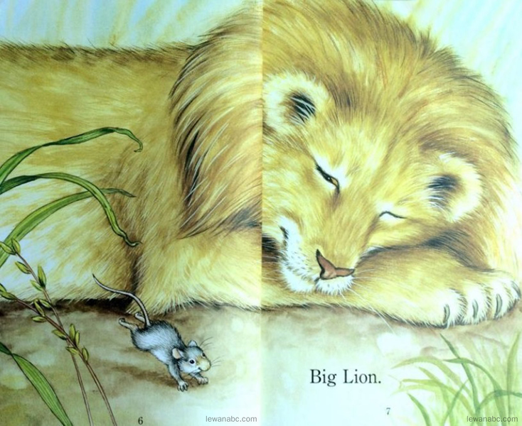 The Lion and the Mouse绘本故事第4页