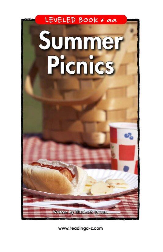Summer Picnics绘本故事第2页