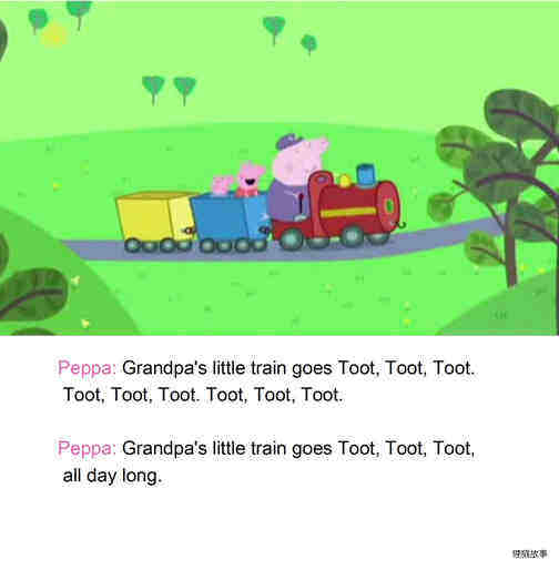 Grandpa Pig's Train to the Rescue绘本故事第4页