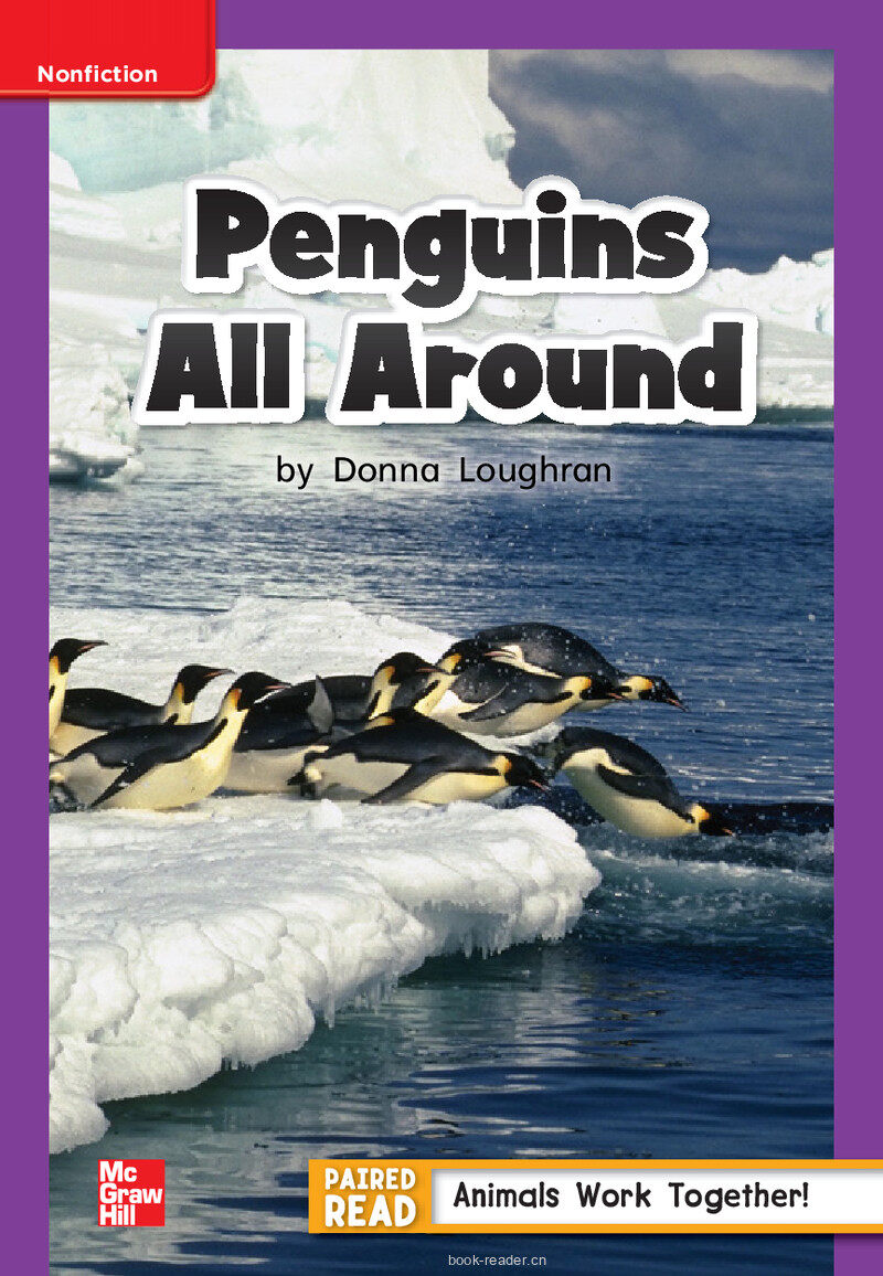 G1 ELL U4W2 Penguins All Around绘本故事第2页
