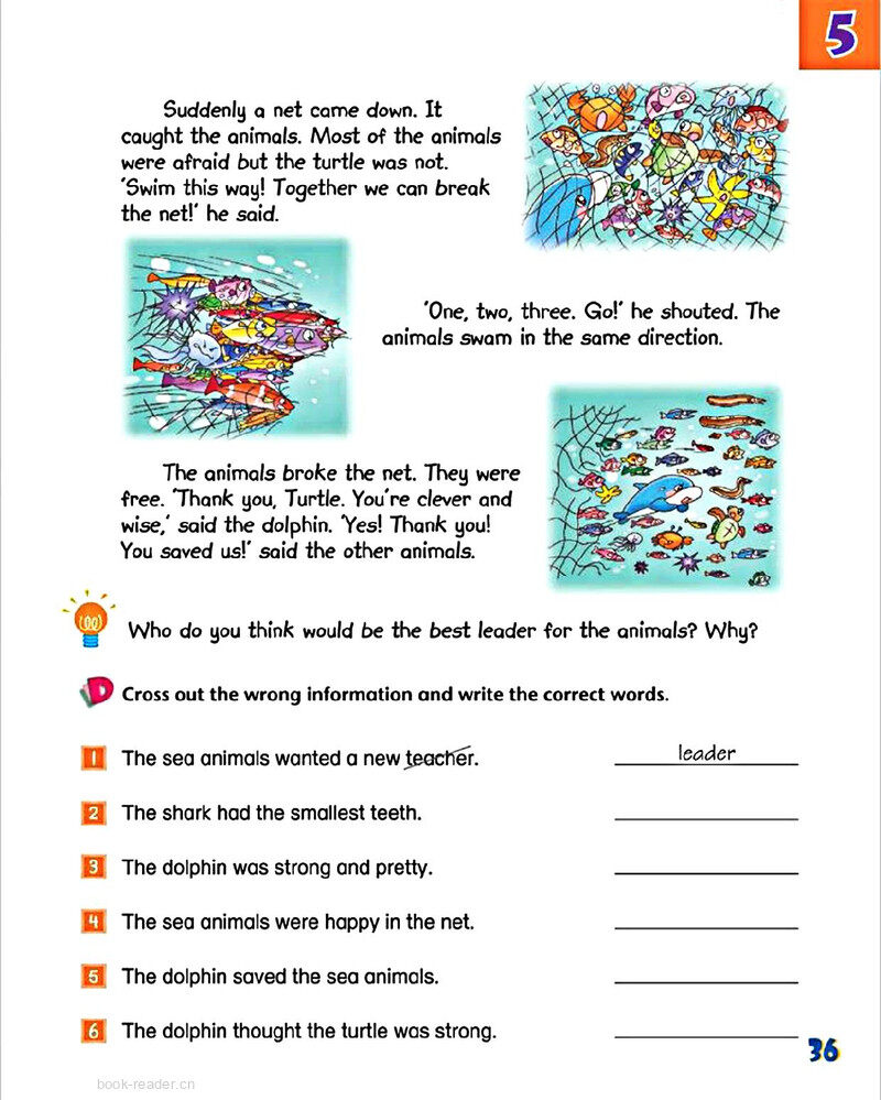 5 Animals big and small绘本故事第5页