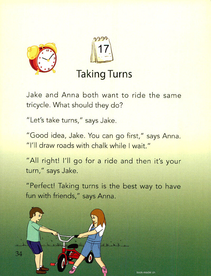 Taking Turns绘本故事第2页
