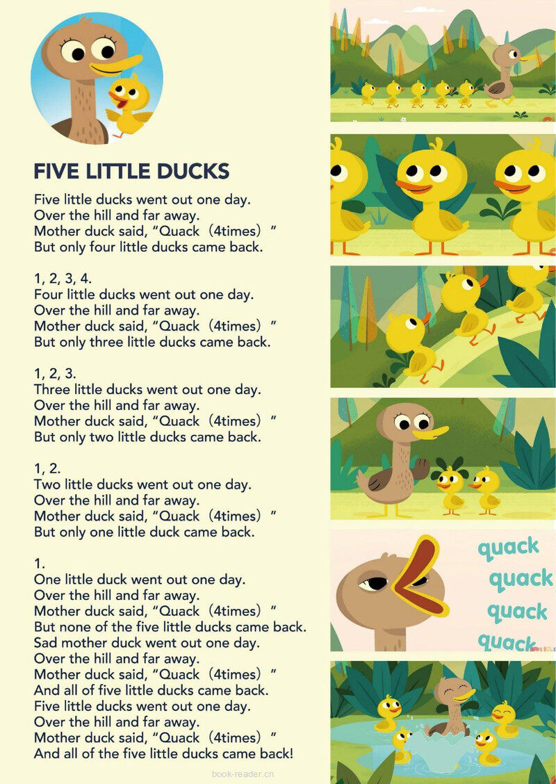 Five Little Ducks绘本故事第2页