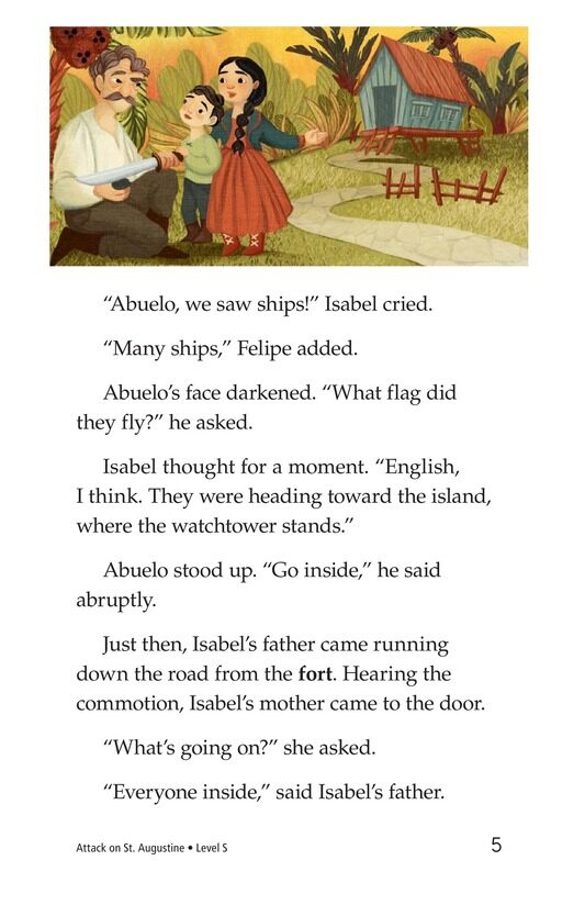 Attack on St. Augustine绘本故事第5页