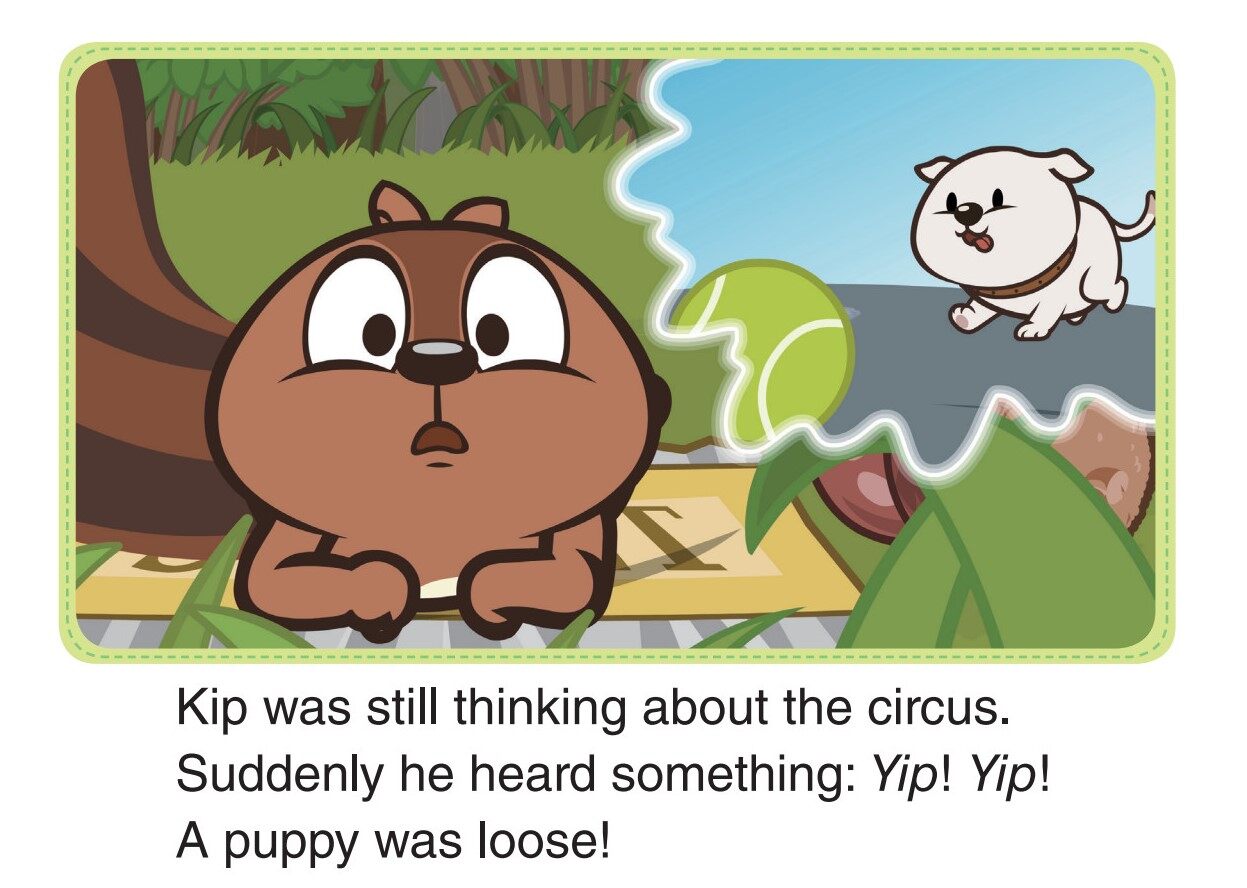 Kip's Circus绘本故事第2页