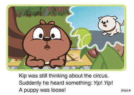 Kip's Circus绘本故事第2页