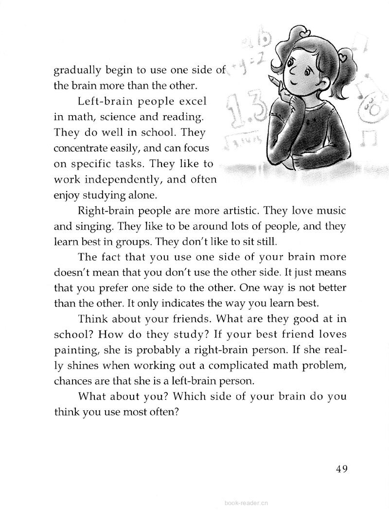 Left Brain, Right Brain绘本故事第3页