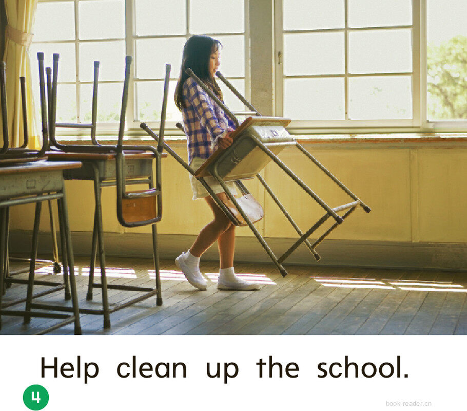 GK Approach U10W3 Help Clean Up绘本故事第5页