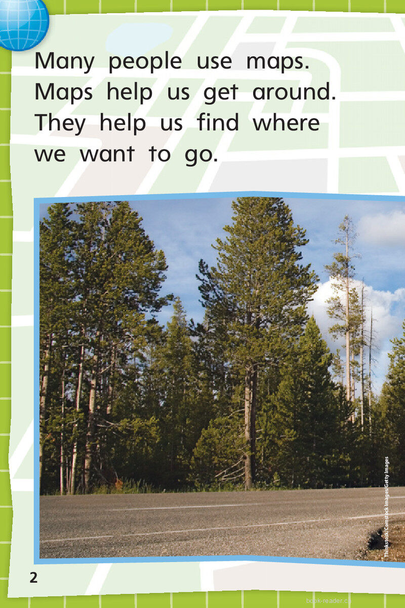 G1 On U2W5 How Maps Help绘本故事第4页