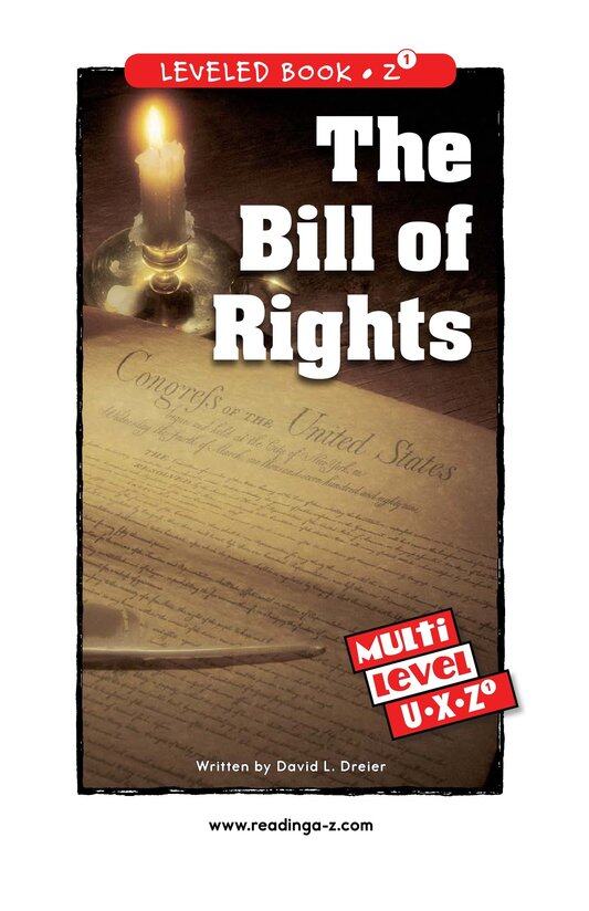 The Bill of Rights绘本故事第2页