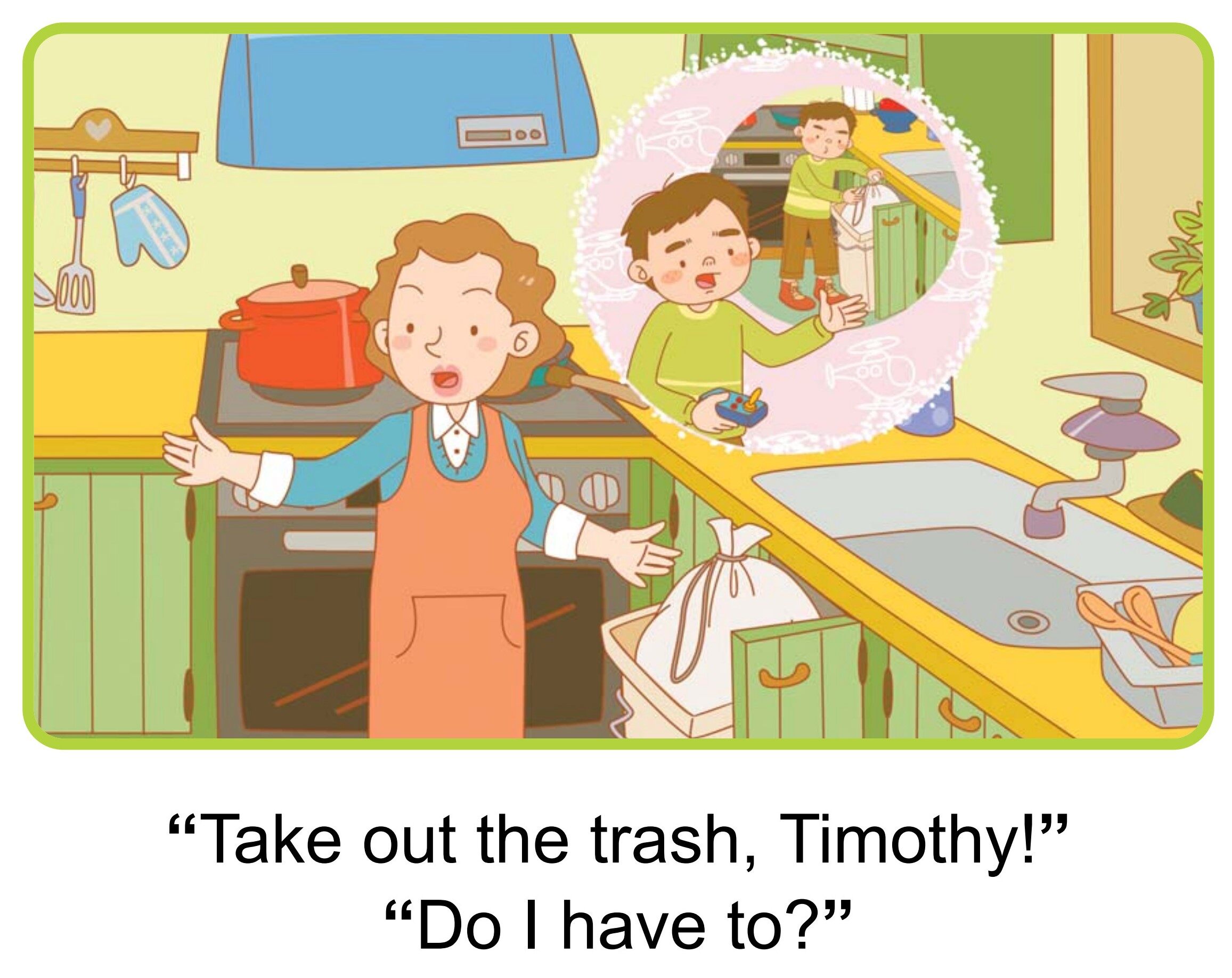 Do I Have To?绘本故事第5页