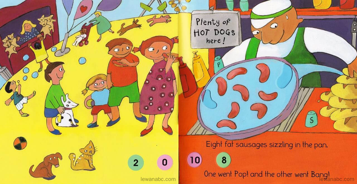 (7周)Ten Fat Sausages绘本故事第4页