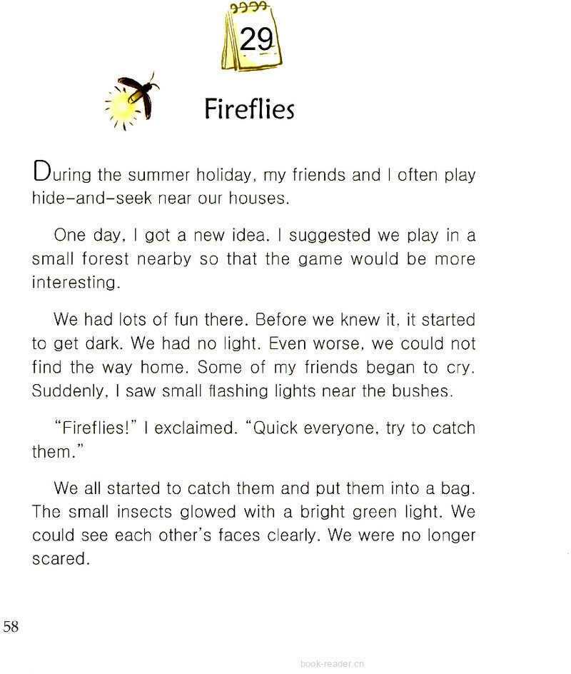 Fireflies绘本故事第2页