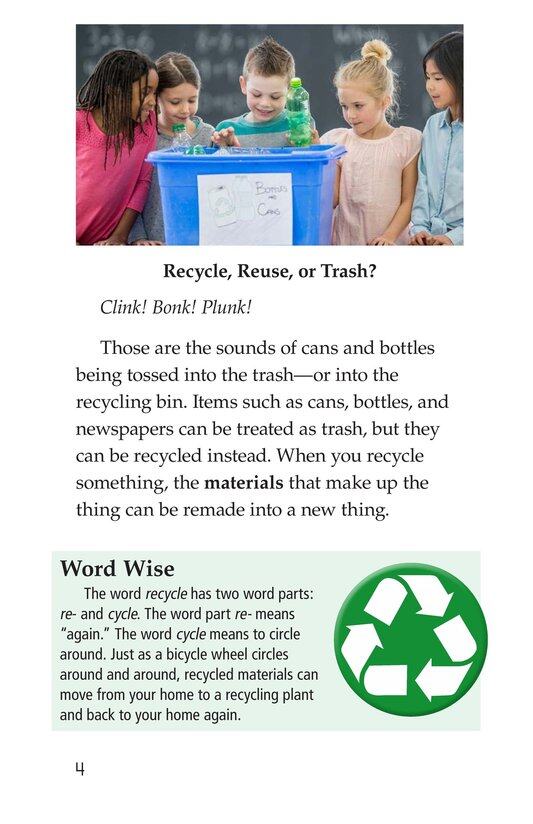 Nature Reuses and Recycles绘本故事第3页