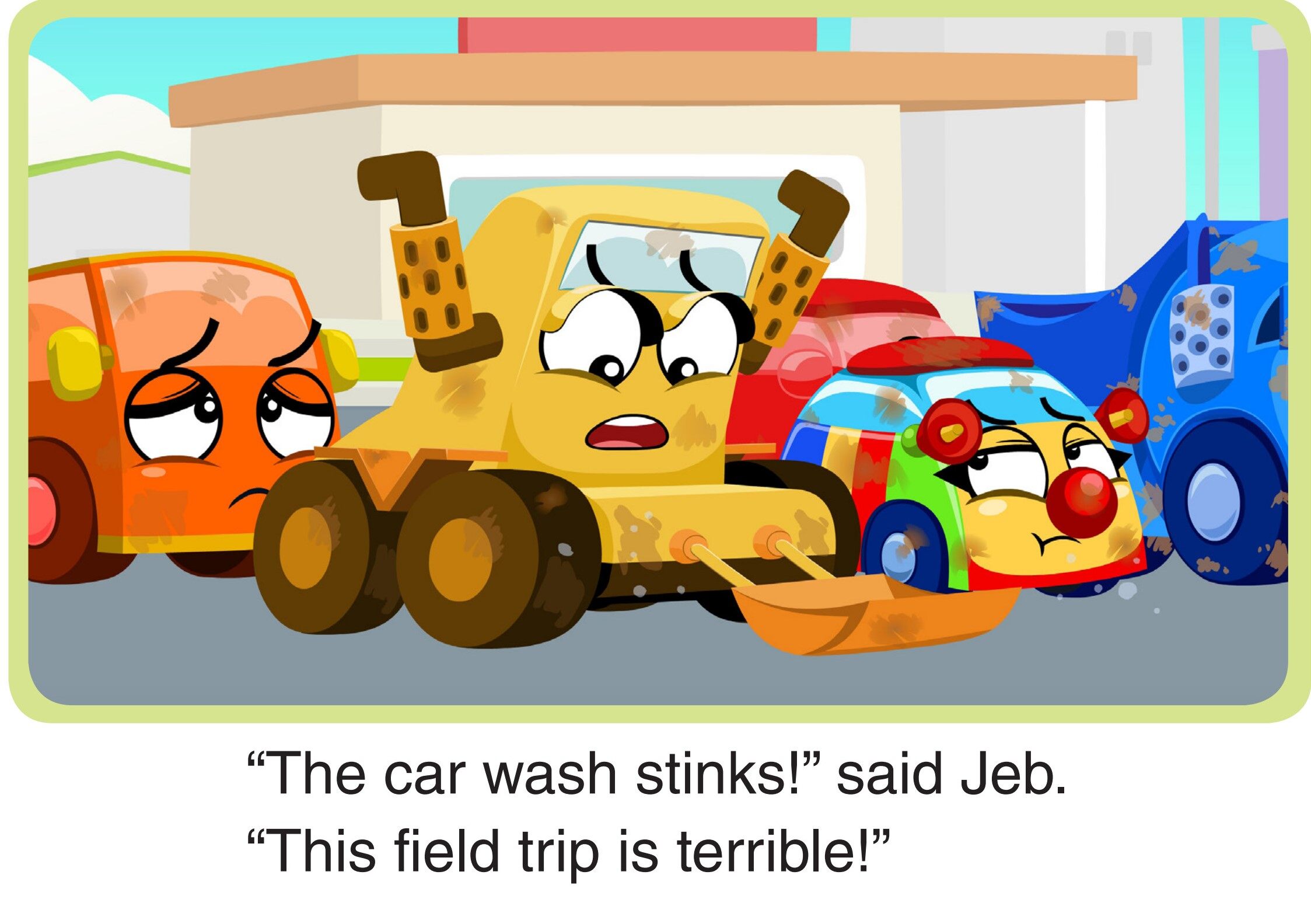 The Car Wash绘本故事第3页