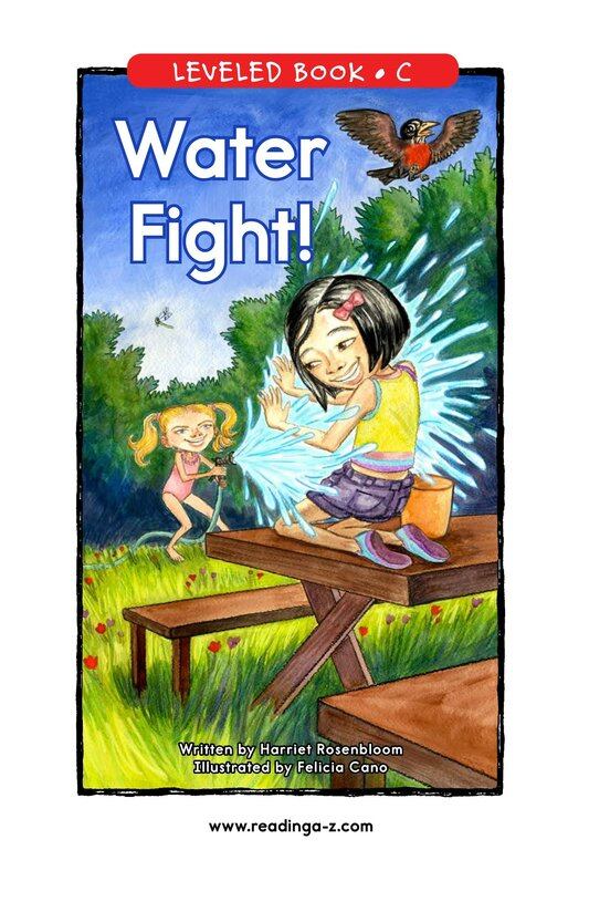 Water Fight!绘本故事第2页