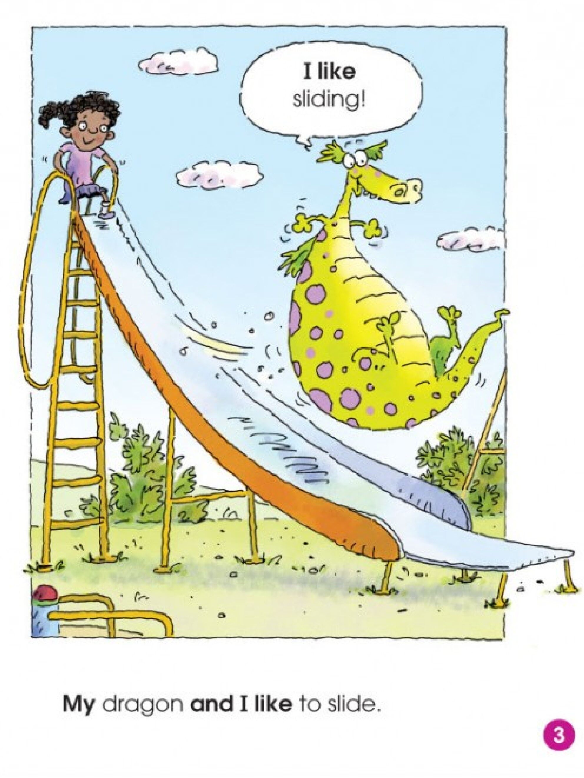 My Dragon and I绘本故事第3页