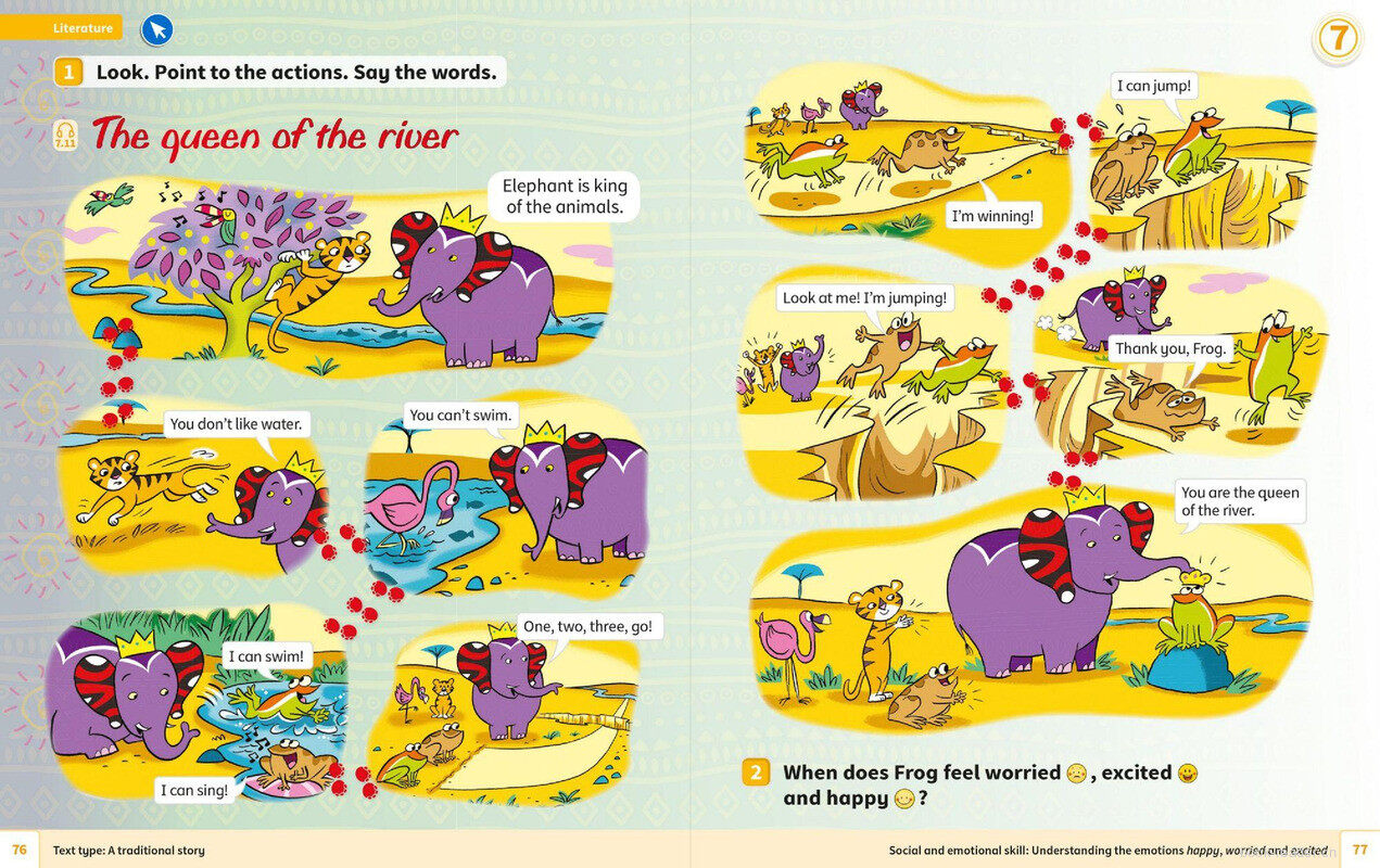 07 Free time绘本故事第4页