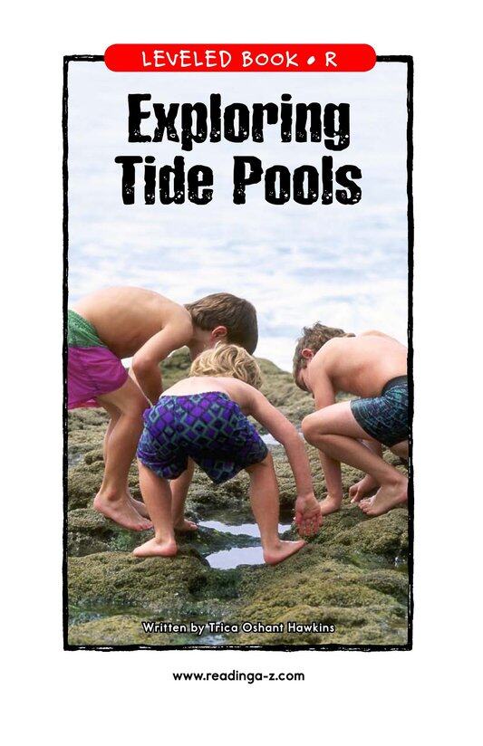 Exploring Tide Pools绘本故事第2页