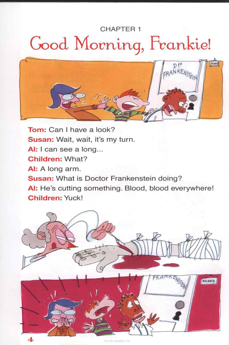 Frankenstein at School绘本故事第4页