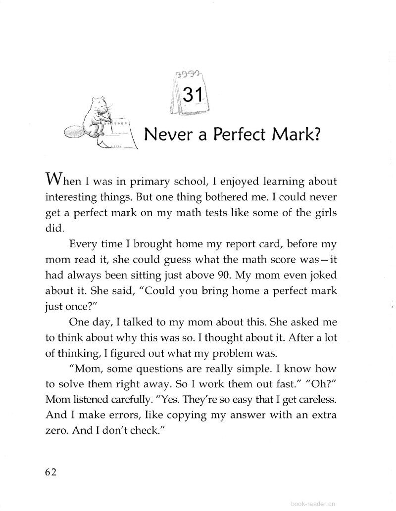 Never a Perfect Mark?绘本故事第2页