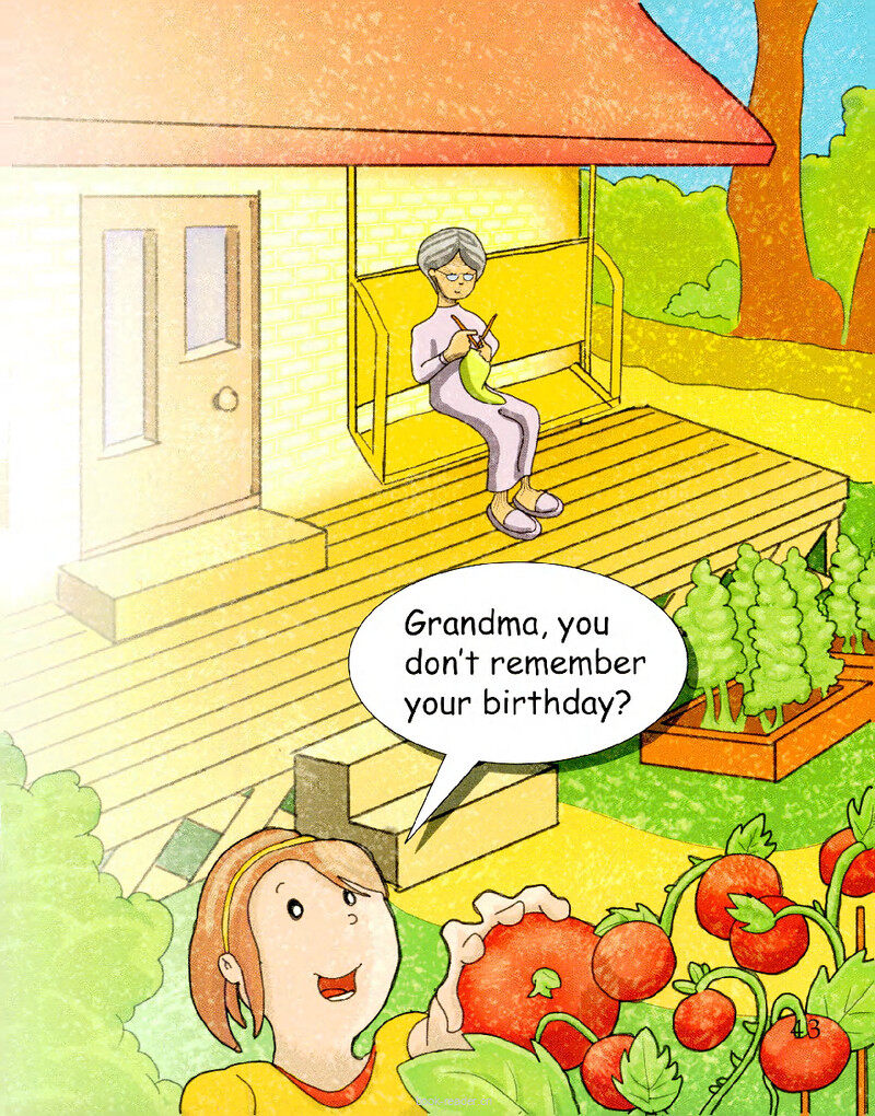 How Old ls She?-1绘本故事第3页