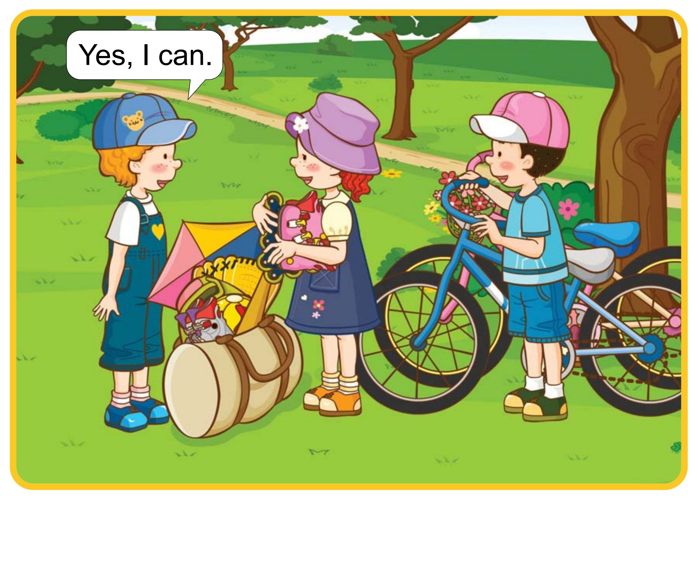 Can You Ride a Bike?绘本故事第5页