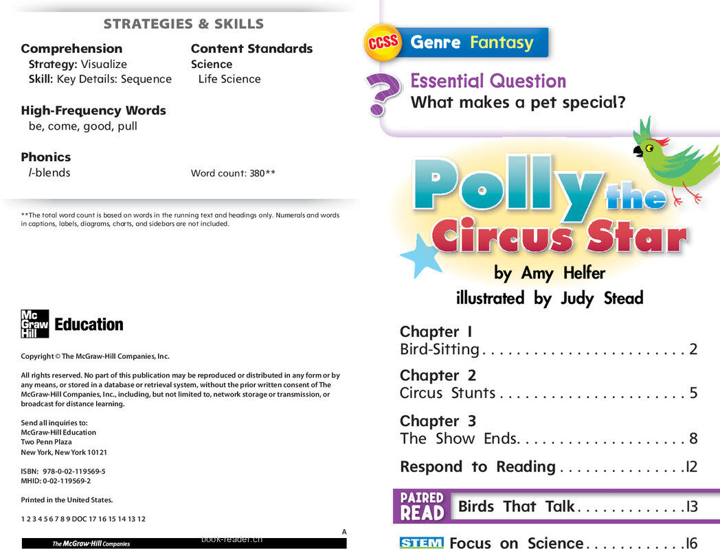 G1 Bey U1W3 Polly The Circus Star绘本故事第3页
