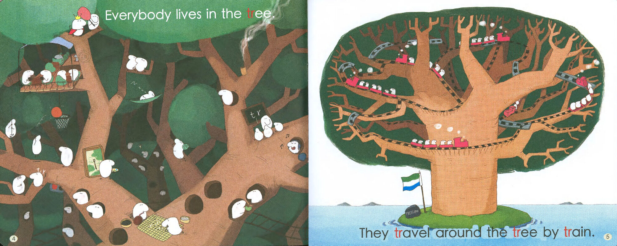 Travel by Tree绘本故事第4页