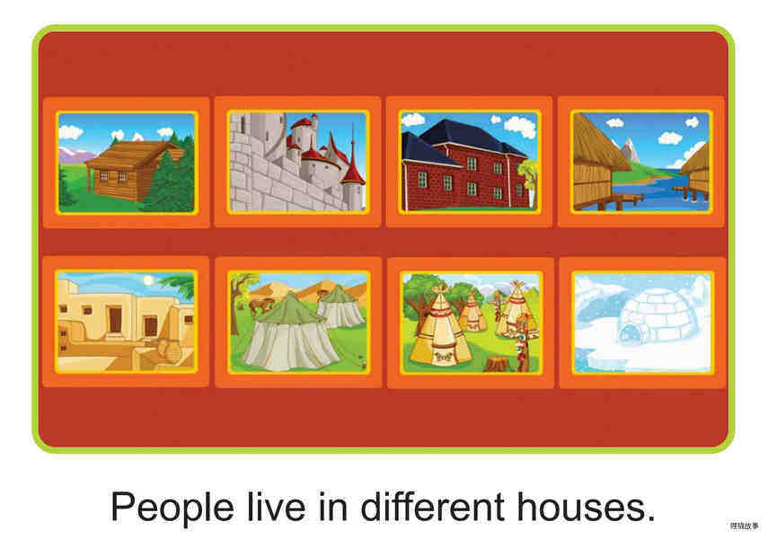 Houses of the World绘本故事第2页